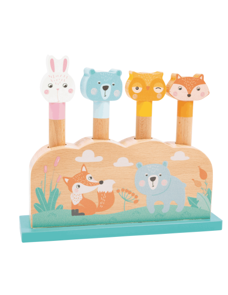 Animaux pop-up en bois pastel - Small Foot