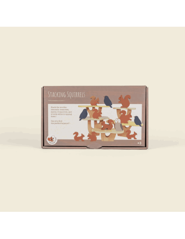 Jeu d'équilibre écureuils en bois - Egmont Toys