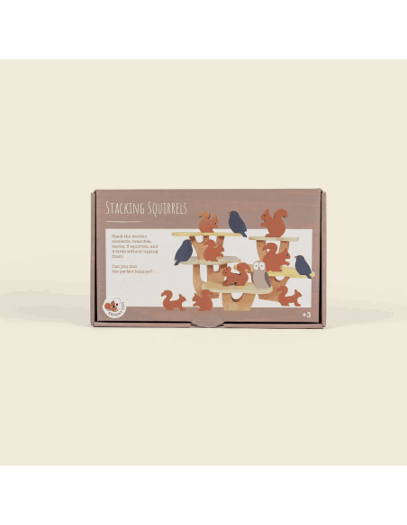Jeu d'équilibre écureuils en bois - Egmont Toys