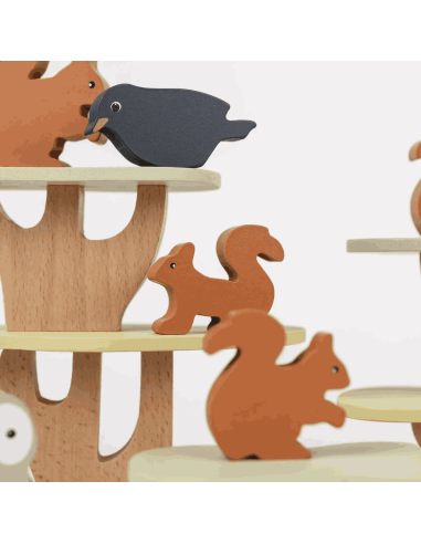 Jeu d'équilibre écureuils en bois - Egmont Toys