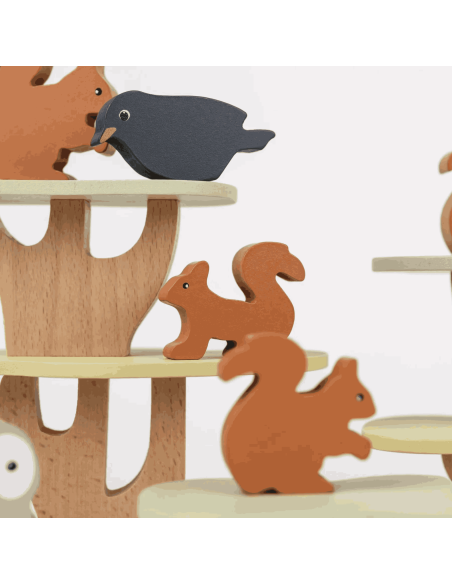 Jeu d'équilibre écureuils en bois - Egmont Toys