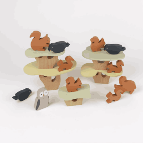 Jeu d'équilibre écureuils en bois - Egmont Toys 2