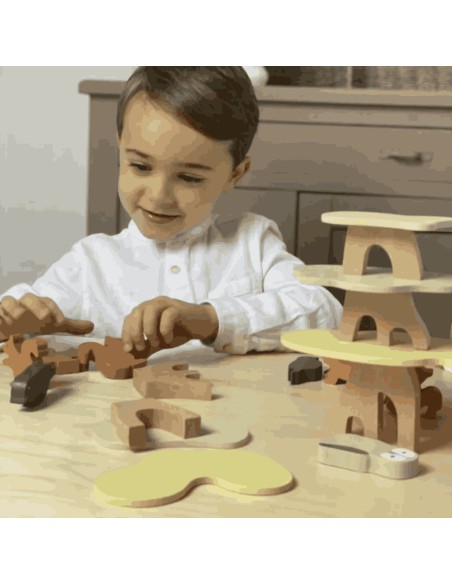 Jeu d'équilibre écureuils en bois - Egmont Toys