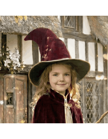 Chapeau de sorcier Gandalf 3/10 ans - Labay