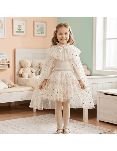 Tutu et cape Loane ivoire 3/7 ans - Labay