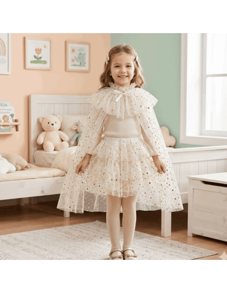 Tutu et cape Loane ivoire 3/7 ans - Labay