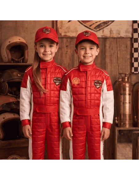 Déguisement pilote de course Charlie 5/7 ans - Labay