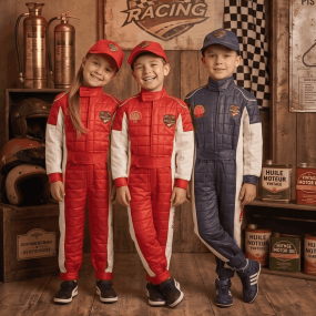Déguisement pilote de course Charlie 5/7 ans - Labay 2