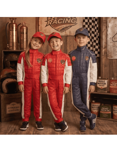 Déguisement pilote de course Charlie 5/7 ans -...