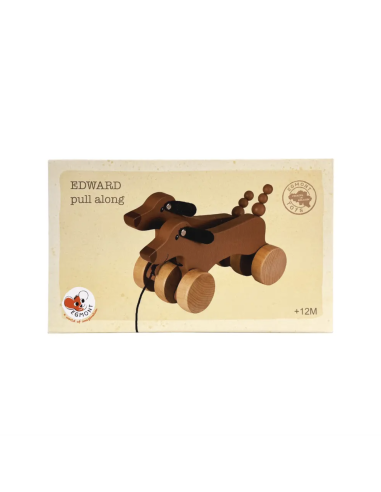 Jouet à tirer 2 teckels Edward  - Egmont Toys