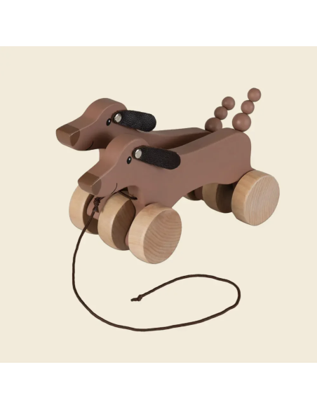 Jouet à tirer 2 teckels Edward  - Egmont Toys