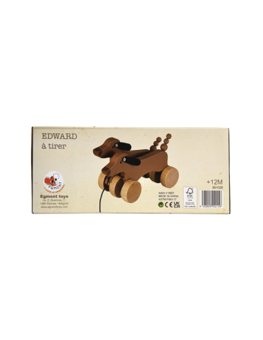 Jouet à tirer 2 teckels Edward  - Egmont Toys