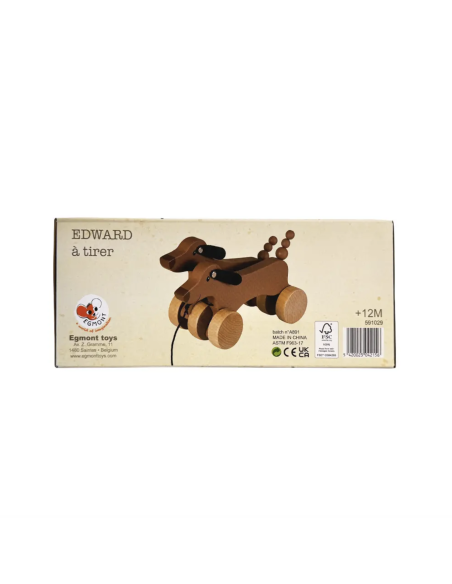 Jouet à tirer 2 teckels Edward  - Egmont Toys