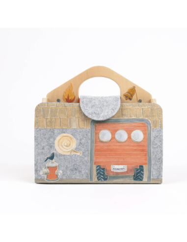 Mallette caserne pompiers Mini Friends - Egmont Toys