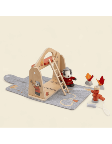 Mallette caserne pompiers Mini Friends - Egmont Toys