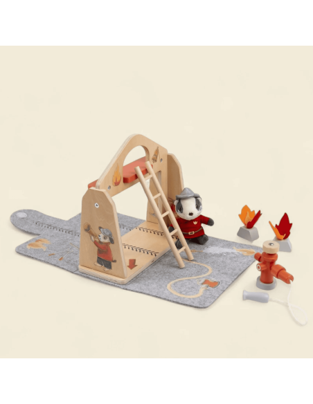 Mallette caserne pompiers Mini Friends - Egmont Toys