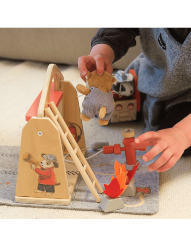 Mallette caserne pompiers Mini Friends - Egmont Toys