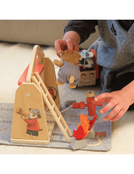 Mallette caserne pompiers Mini Friends - Egmont Toys