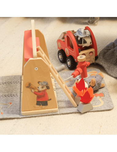 Mallette caserne pompiers Mini Friends - Egmont Toys