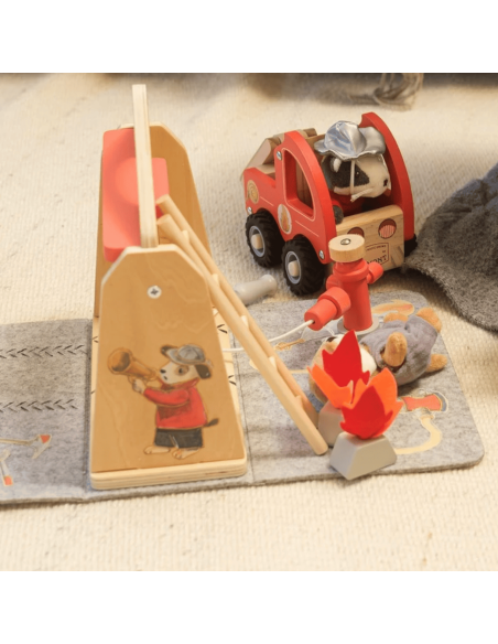 Mallette caserne pompiers Mini Friends - Egmont Toys