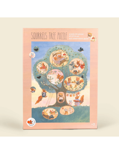 Puzzle L'arbre aux écureuils - Egmont Toys