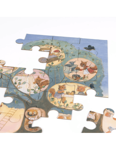 Puzzle L'arbre aux écureuils - Egmont Toys