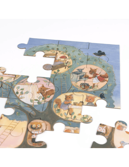 Puzzle L'arbre aux écureuils - Egmont Toys
