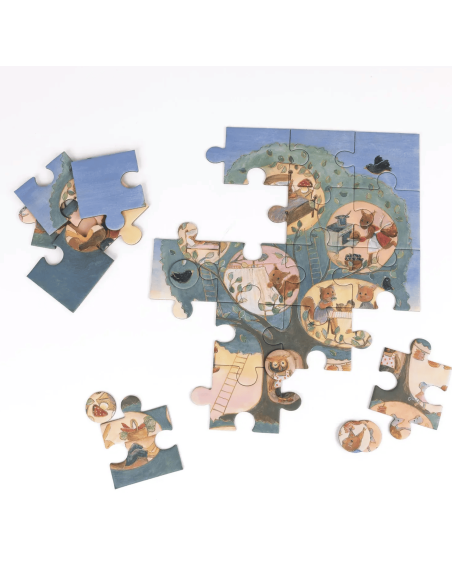 Puzzle L'arbre aux écureuils - Egmont Toys