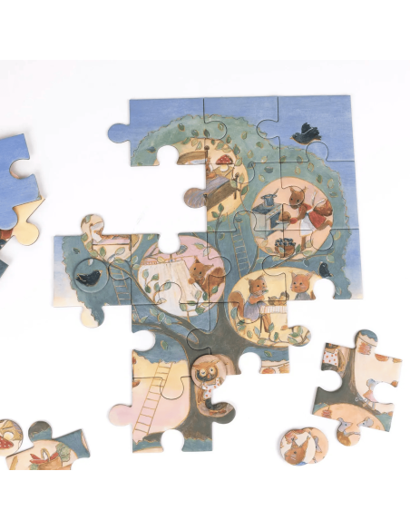 Puzzle L'arbre aux écureuils - Egmont Toys