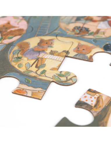 Puzzle L'arbre aux écureuils - Egmont Toys
