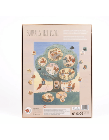Puzzle L'arbre aux écureuils - Egmont Toys