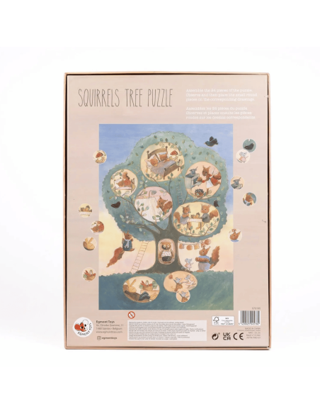 Puzzle L'arbre aux écureuils - Egmont Toys