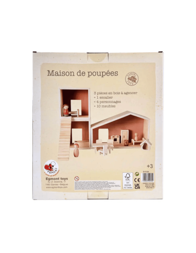 Maison de poupée en bois - Egmont Toys