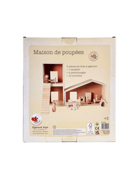Maison de poupée en bois - Egmont Toys