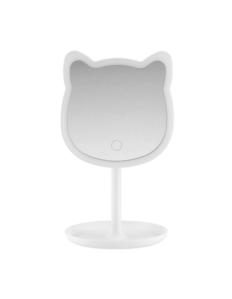 Miroir grossissant lumineux chat - Pasteq