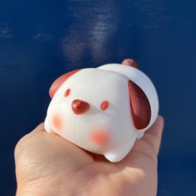 Squishy anti-stress chien blanc - Pasteq