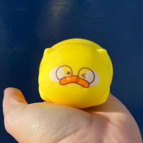 Squishy anti-stress poussin jaune - Pasteq