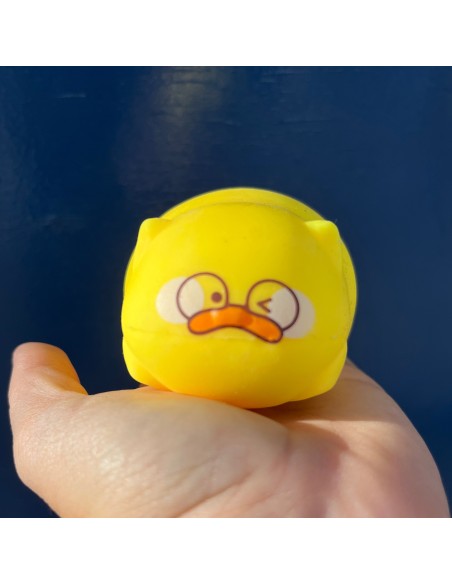 Squishy anti-stress poussin jaune - Pasteq