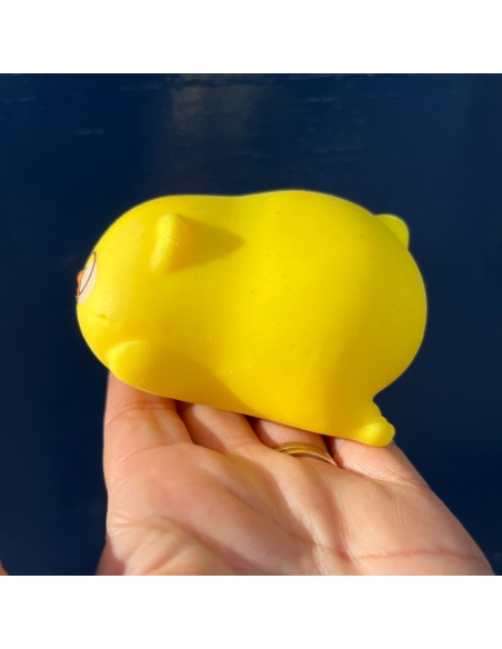 Squishy anti-stress poussin jaune - Pasteq