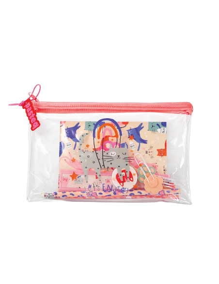 Set de papeterie chat - Pasteq