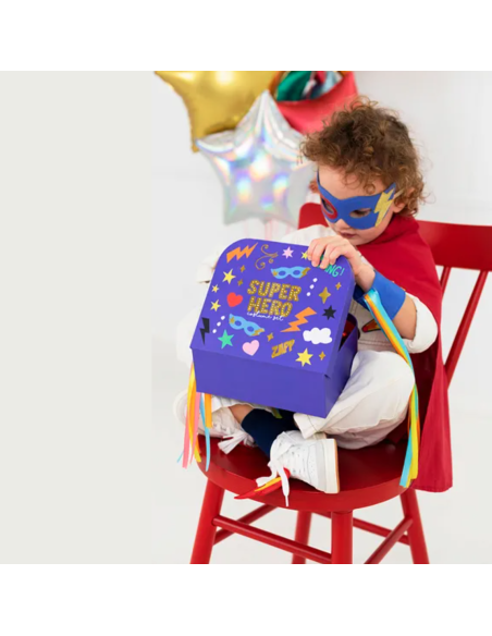 Déguisement Super Héros dans valisette - Party Deco