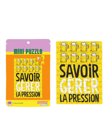 Mini puzzle "Savoir gérer la pression" - Pasteq