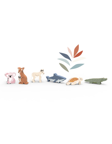 Animaux du monde en bois - Océanie - Speedy Monkey