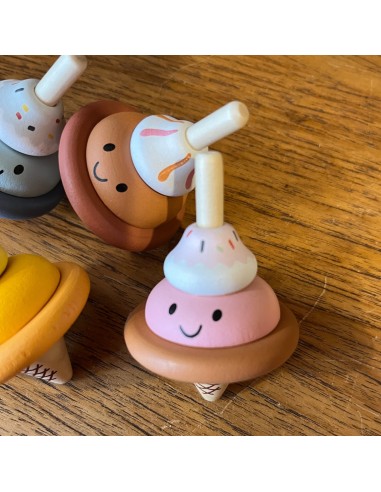 Toupie en bois Glace - Speedy Monkey