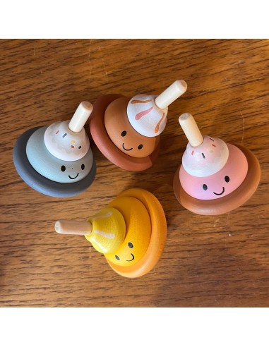 Toupie en bois Glace - Speedy Monkey