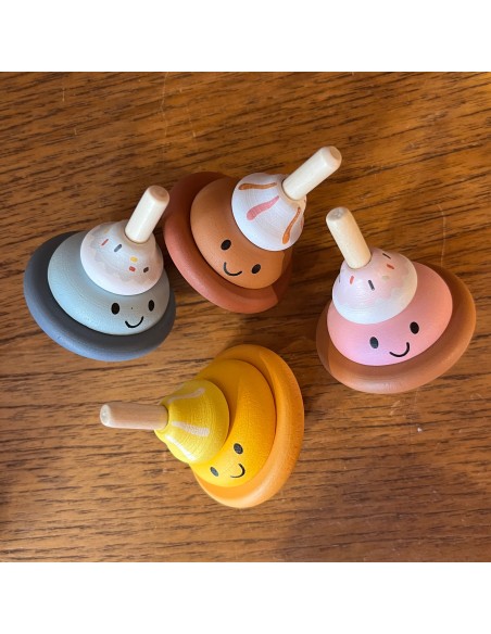 Toupie en bois Glace - Speedy Monkey
