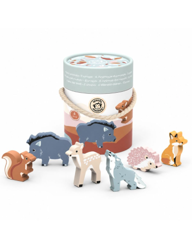 Animaux du monde en bois - Europe - Speedy Monkey