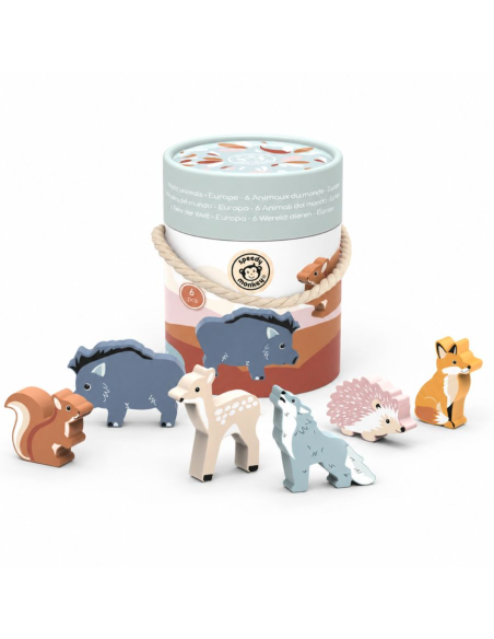 Animaux du monde en bois - Europe - Speedy Monkey