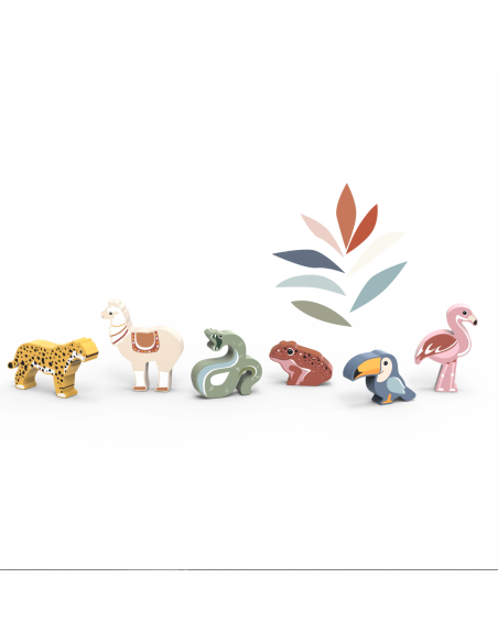 Animaux du monde en bois - Amérique du Sud - Speedy Monkey