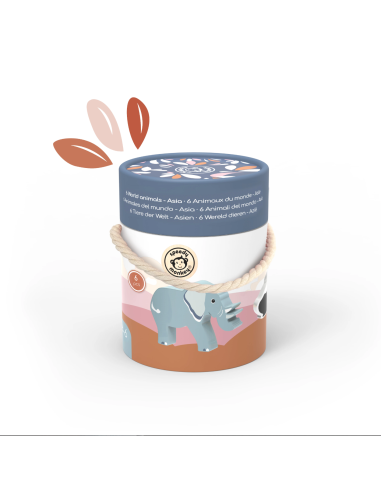 Animaux du monde en bois - Asie - Speedy Monkey
